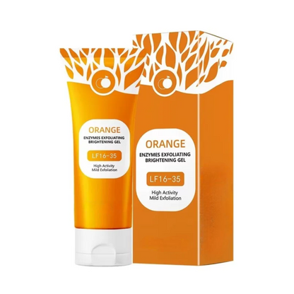 Orange Facial Exfoliating Gel – Deep Moisturizing &amp; Gentle Pore Cleansing Scrub